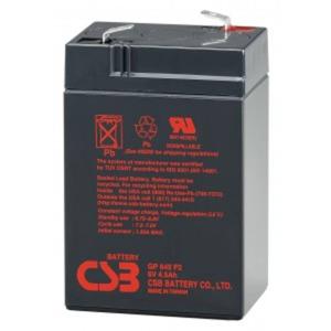 CSB Battery GP 645 Standby USV Loodaccu 6 V 4.5 Ah Loodvlies (AGM) (b x h x d) 70 x 107 x 48 mm Kabelschoen 4.8 mm Onderhoudsvrij, Geringe zelfontlading