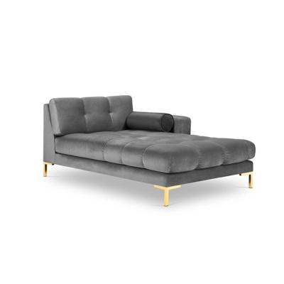 Haluta - Chaise Longue Bari - 185x102x78 - Lichtgrijs