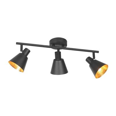 Steinhauer PlafondlampOeroe zwart met goud 3-lichts - 4115ZW