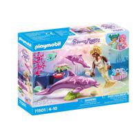 Playmobil 71501 Princess Magic Zeemeermin met Dolfijnen - thumbnail