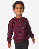 051 Takkie Kindersweater Bordeauxrood (bordeauxrood)