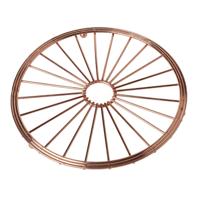 Cosy & Trendy ronde pannen onderzetters - metaal - koper - D20 cm Cosy & Trendy ronde pannen onderzetters - metaal - koper - D20 cm