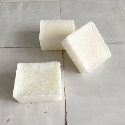 Amberblokje Witte Musk per stuk - 4 cm