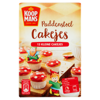 Koopmans Paddenstoel Cakejes 220g bij Jumbo - thumbnail