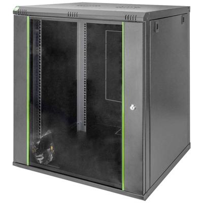 Digitus DN-19 16U-6/6-EC-SW 19inch-wandkast (b x h x d) 600 x 816 x 600 mm 16 HE Zwart, Zwart (mat), Zwart (RAL 9005)