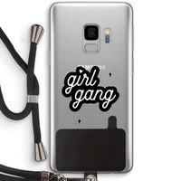 Girl Gang: Samsung Galaxy S9 Transparant Hoesje met koord