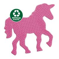SES green beedz - strijkkralen legbord unicorn
