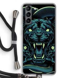 Cougar and Vipers: Samsung Galaxy S21 Transparant Hoesje met koord