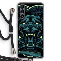 Cougar and Vipers: Samsung Galaxy S21 Transparant Hoesje met koord