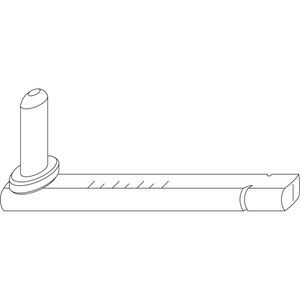 Duimstift l115 a= 91-100 zwart rustico-s