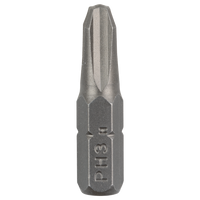 Bosch Accessoires Schroefbit standaard kruiskop | PH3 | 25mm | 1/4" | Zeskant - 2609255915 - thumbnail