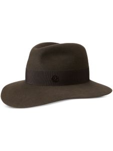 Maison Michel Henrietta felt Fedora hat - Marron