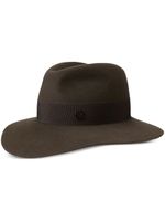 Maison Michel Henrietta felt Fedora hat - Marron - thumbnail