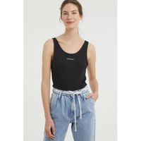 CALVIN KLEIN JEANS singlet met biologisch katoen zwart - thumbnail
