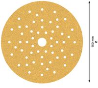 Bosch Accessoires Expert C470 schuurpapier voor excenterschuurmachines 150 mm, multigaten, K60 50-delig - 1 stuk(s) - 2608901136