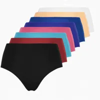 Fine Woman 9-pak dames slip kant - 9039 - Goedkope Multipack onderbroeken - Elastisch katoen