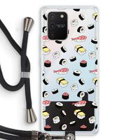 Sushi time: Samsung Galaxy S10 Lite Transparant Hoesje met koord