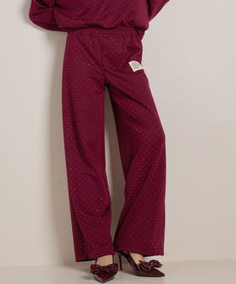 wide fit broek label glitters