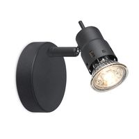 Light depot - LED opbouwspot Cilindro - zwart - Outlet