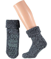 Apollo Slofsokken Unisex 43-46 Donkergrijs