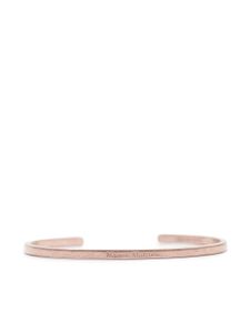 Maison Margiela bracelet à logo gravé - Rose