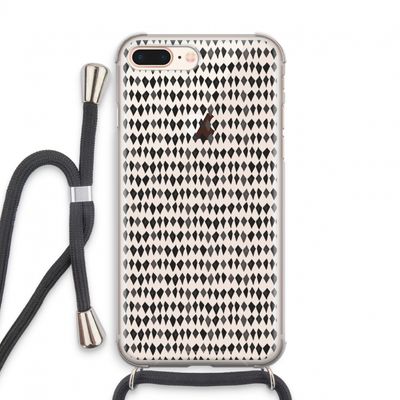 Crazy shapes: iPhone 7 PLUS Transparant Hoesje met koord