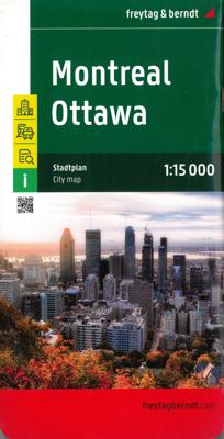 Stadsplattegrond Montreal - Ottawa | Freytag & Berndt Stadsplattegrond Montreal - Ottawa | Freytag & Berndt