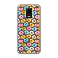 Pink donuts: Xiaomi Redmi Note 9 Pro Transparant Hoesje