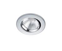 Trio Led inbouwspot Pamir Round 5,5w - 3000K - 8,5cm chroom 650510106