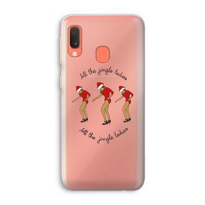 Jingle Ladies: Samsung Galaxy A20e Transparant Hoesje