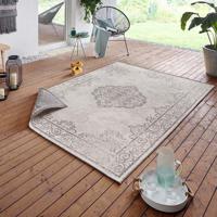 Dubbelzijdig Buitenkleed Triomphe - Grijs / Crème maat: 170x120cm - materiaal: Polypropyleen - Dekbed-Discounter.nl