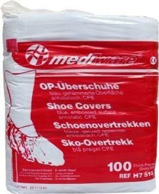 Mediware Schoenovertrek CPE blauw (100 st)