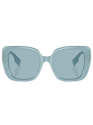 Burberry Eyewear lunettes de soleil Helena à monture carrée - Bleu