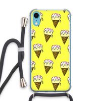 Isjes: iPhone XR Transparant Hoesje met koord