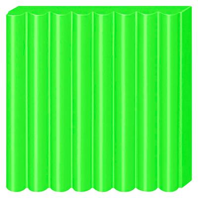 Fimo effect boetseerklei neon groen, 57gr