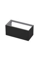 Onderkast INK 1 lade softclose met greep gelakt 100 cm x 48 cm x 45 cm Mat zwart 1258021