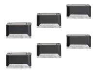 LIVARNO Set van 6 solar tuinlampen (Rechthoekig)