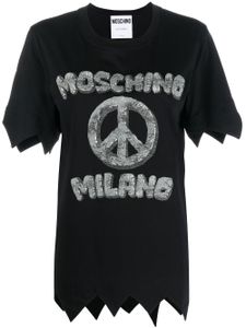 Moschino t-shirt à logo imprimé - Noir