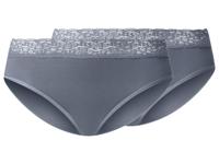 esmara Set van 2 dames onderbroeken (Blauw, S (36/38))