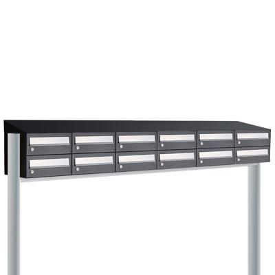 Allux Hive Set 6-Breed, 2-Hoog Met Dak Op Statief Zwart - 40030070_6x2ds