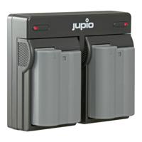 Jupio Kit: 2 x camera-accu EN-EL15B 1700mAh + USB Dual lader
