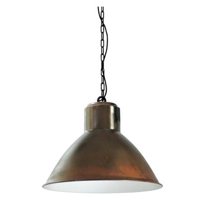 Masterlight Landelijke industrie hanglampIndustria 44 koperbruin met zwart - 2011-25-06-K