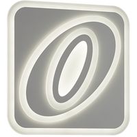 LED Plafondlamp - Trion Coson - 60W - Aanpasbare Kleur - Dimbaar - Afstandsbediening - Vierkant - Mat Wit - Kunststof - thumbnail