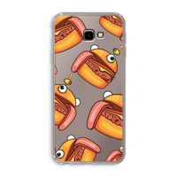 Hamburger: Samsung Galaxy J4 Plus Transparant Hoesje Hamburger: Samsung Galaxy J4 Plus Transparant Hoesje