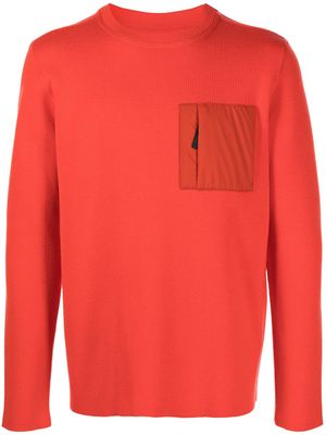 Aztech Mountain pull Matterhorn en polaire - Orange