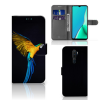 OPPO A9 (2020) | A5 (2020) Telefoonhoesje met Pasjes Papegaai - thumbnail
