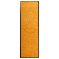 Deurmat wasbaar 60x180 cm oranje