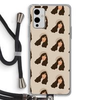 Bonjour mon amour: OnePlus 9 Transparant Hoesje met koord