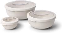 Amuse Life Bowl Lunchbox Compacte Vershouddoos met Tritan Deksel 500ml Grijs