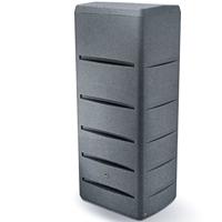 Tower Stone 720 liter Graniet antraciet H.180 cm - Meuwissen agro